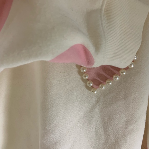 Luxfleece top with hearts - Picture 4 of 6